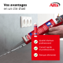 7500 ALFA Silicone de montage et de salle de bain (silicone sanitaire)