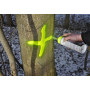 Marque durablement sur des surfaces humides. 