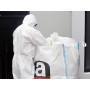 906 ALFA Combinaison de protection produits chimiques pour l´enlévement de l´amiante et particules fines et/ou minérales etc 