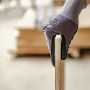 Gants en tricot fin avec revêtement en Foam Nitril et picots