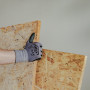 Gants en tricot fin avec revêtement en Foam Nitril et picots