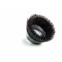 Brosse Boisseau en fil d'acier ondulé avec support M14