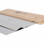Spatule à double lame à ressorts de haute qualité en acier spécial pour des surfaces lisses et sans raccords