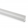 Profilé de bordure en PVC rigide auto-adhésif avec lèvre, Jambes inégales