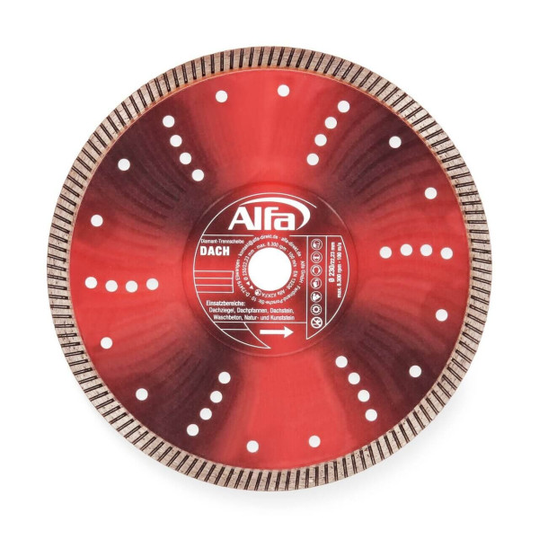 694 Disque diamant pour toit Alfa Disque diamant pour toit PREMIUM 