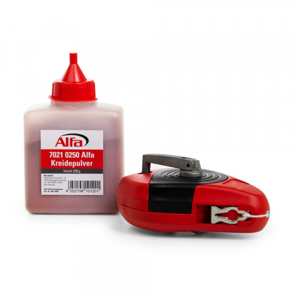 7021 Alfa Profi Cordeau traceur pour poudre de craie 