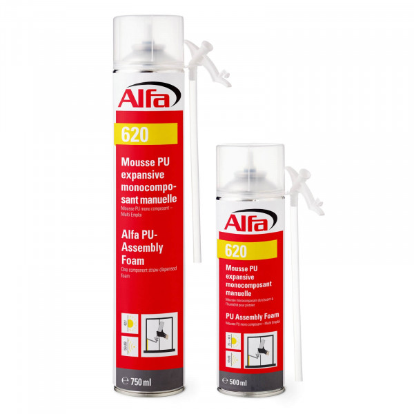 620 ALFA - Mousse PU expansive monocomposant manuelle