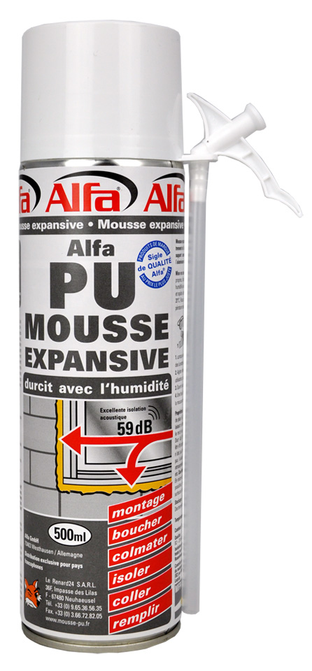 Mousse expansive PU 1K Mousse expansive PU 1K